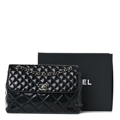 Chanel Vinyl Quilted In the Business Flap Bag Black 19 of 19