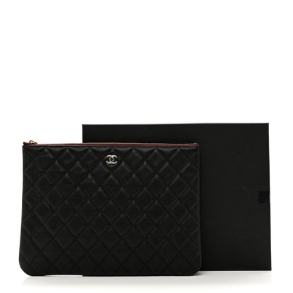 Chanel Caviar Quilted Medium Cosmetic Case Black 8 of 8