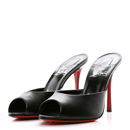 Christian Louboutin Nappa Me Dolly 100 Sandals 37.5 Black 3 of 9