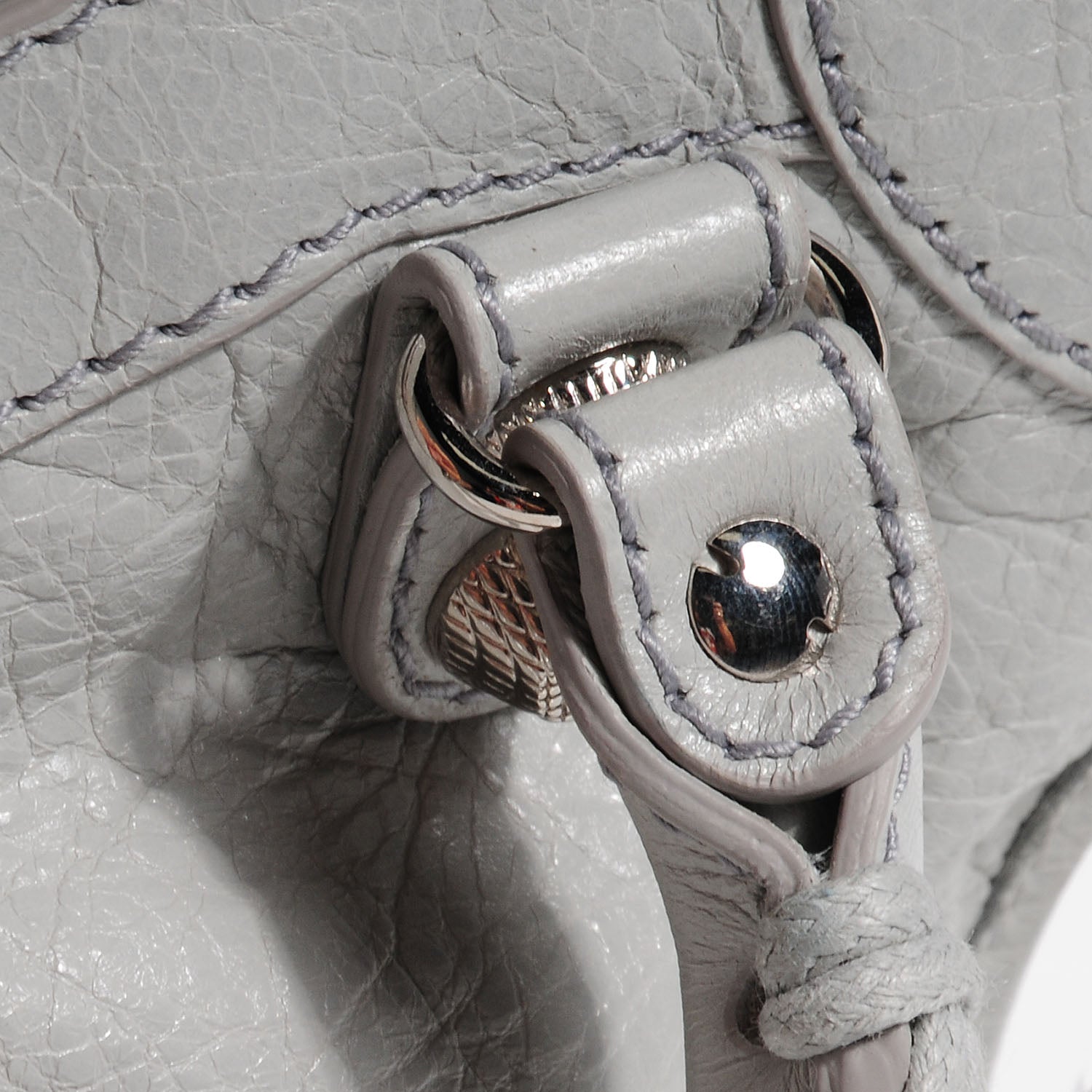 Balenciaga Agneau Giant 12 Silver Hardware Mini City Gris Glace 6 of 9