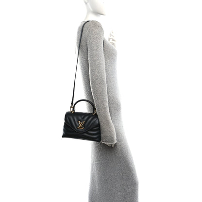 Louis Vuitton Calfskin Hold Me New Wave Black 2 of 9