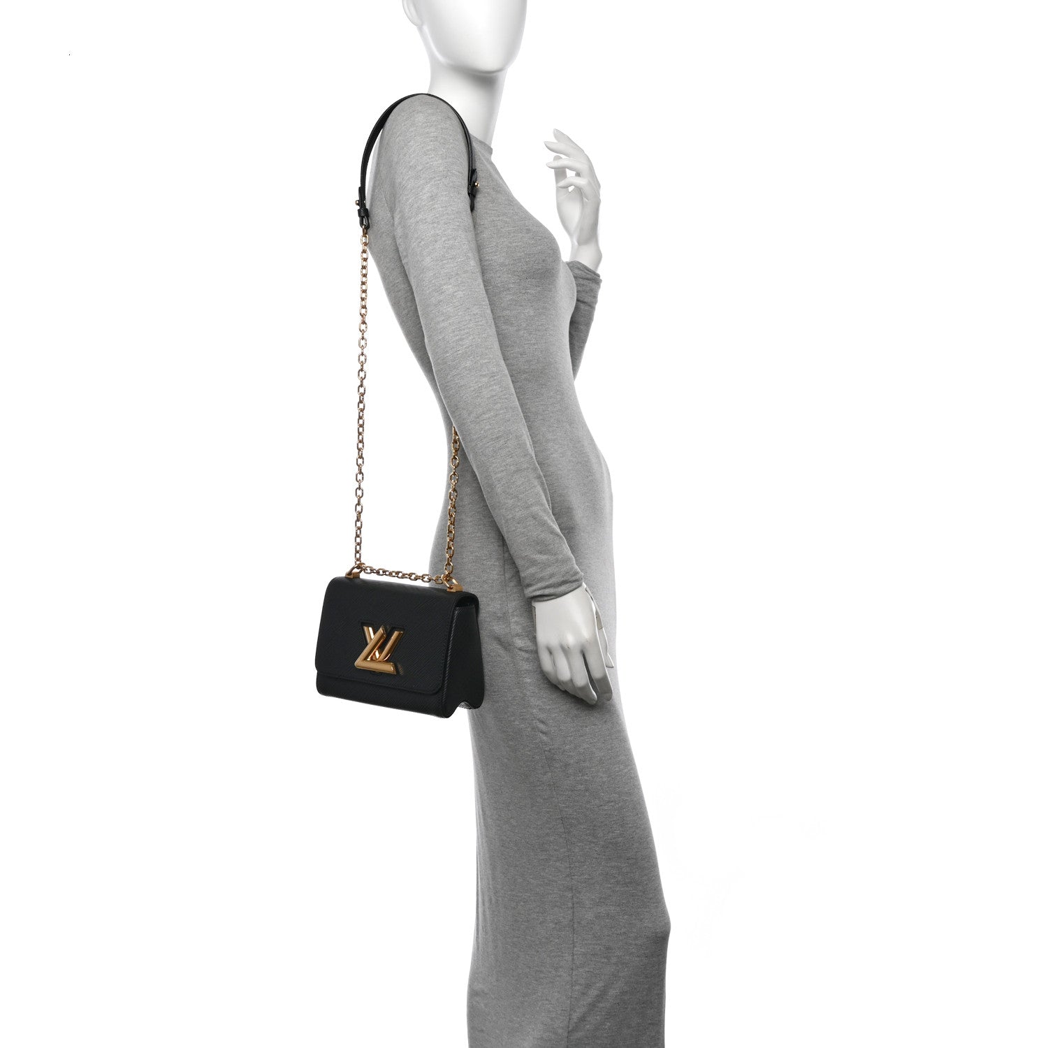 Louis Vuitton Epi Twist Shoulder Bag PM Black 2 of 10