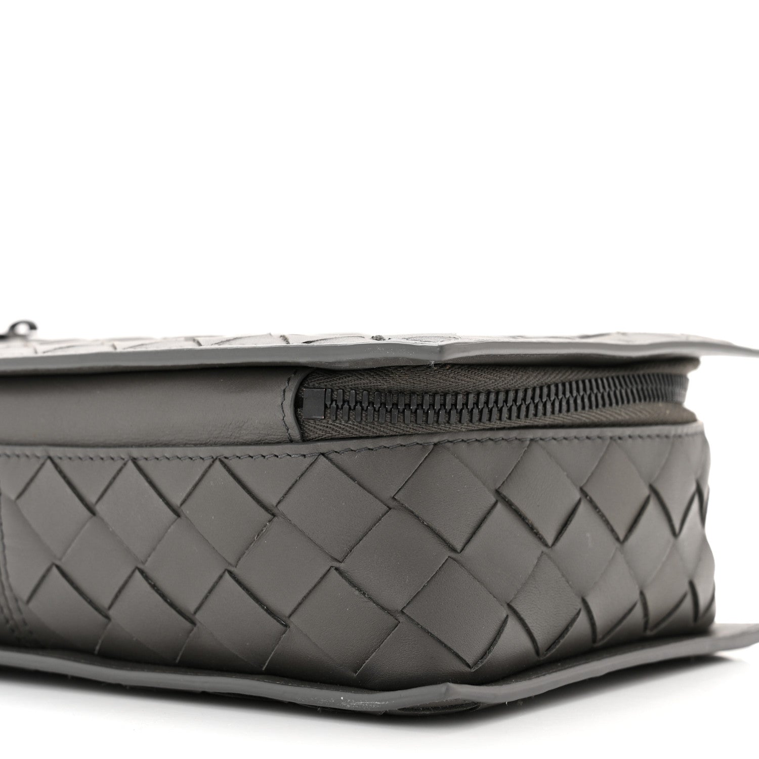 Bottega Veneta Nappa Intrecciato Travel Case Graphite 9 of 9