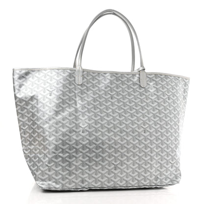 Goyard Goyardine Precious Metals Saint Louis GM Silver 3 of 10