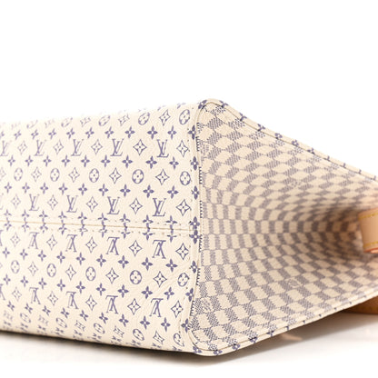 Louis Vuitton Monogram Damier Calfskin Romance Onthego PM Azure Blue Sand 8 of 8