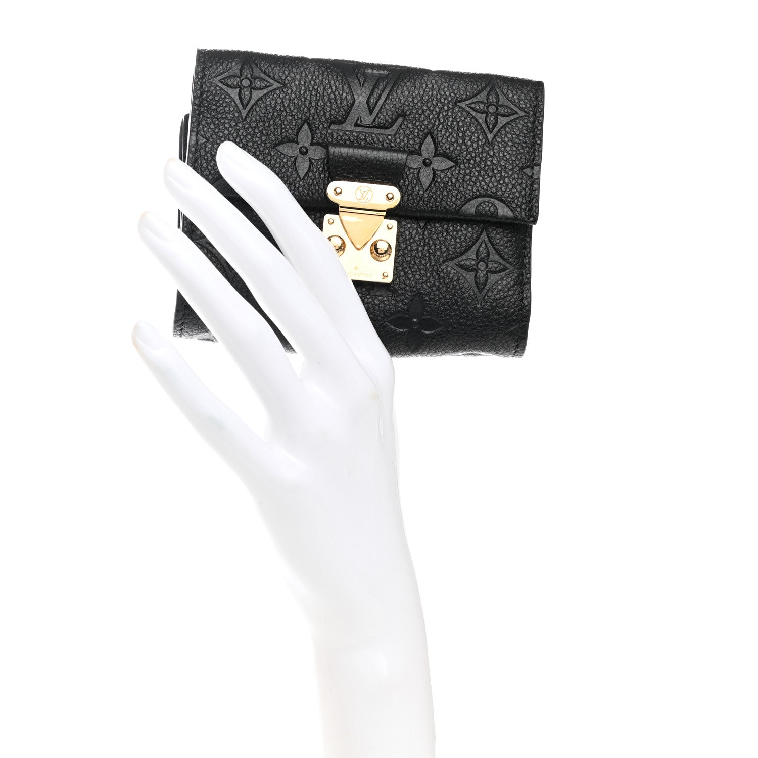Louis Vuitton Empreinte Metis Compact Wallet Black 2 of 7