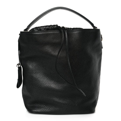 Burberry Grainy Calfskin Medium Susanna Hobo Black 1 of 8