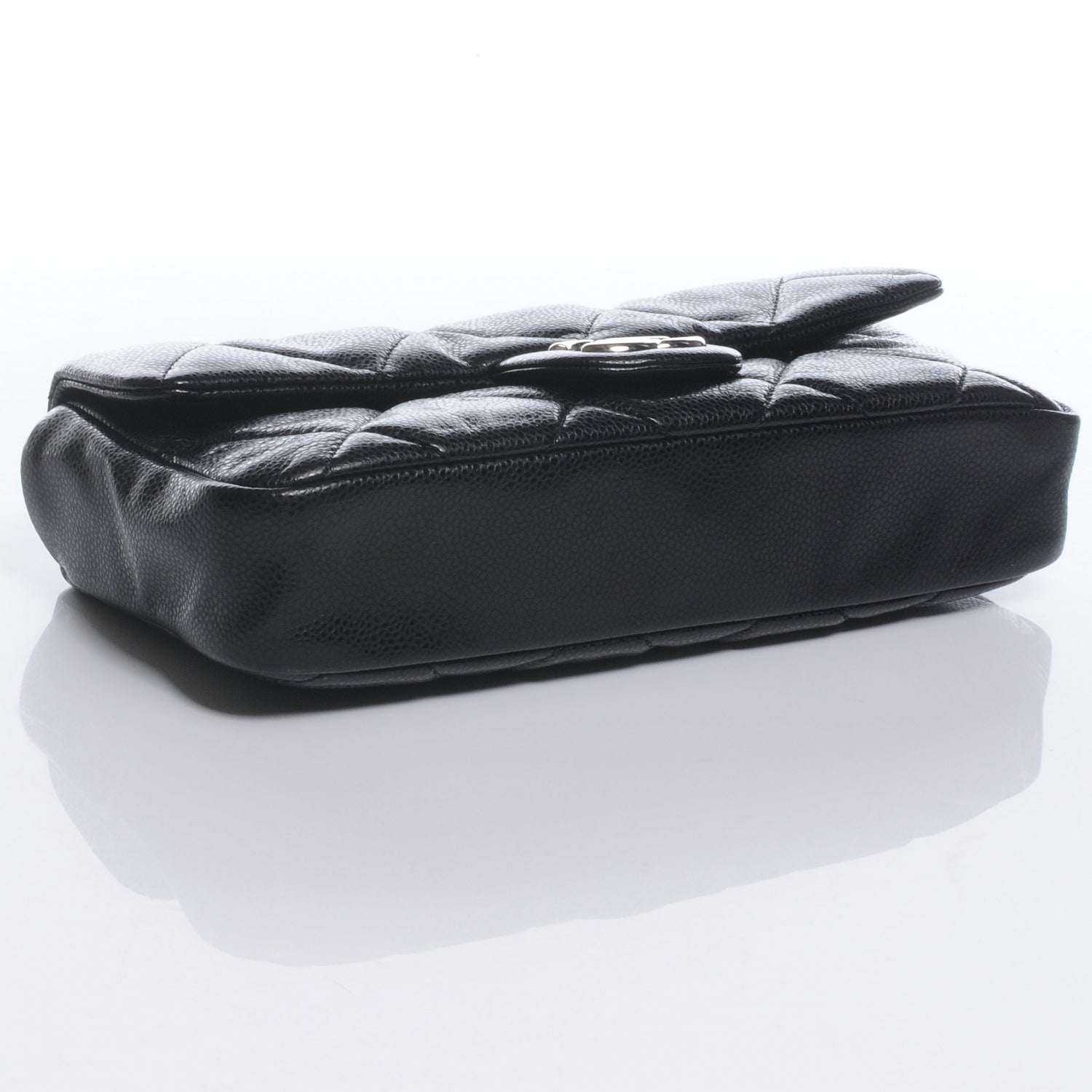 Chanel Glazed Caviar Medium Flap Black 4 of 8