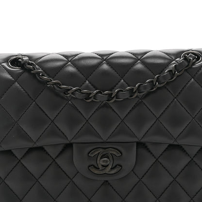 Chanel Lambskin Quilted Small Double Flap So Black 8 of 10