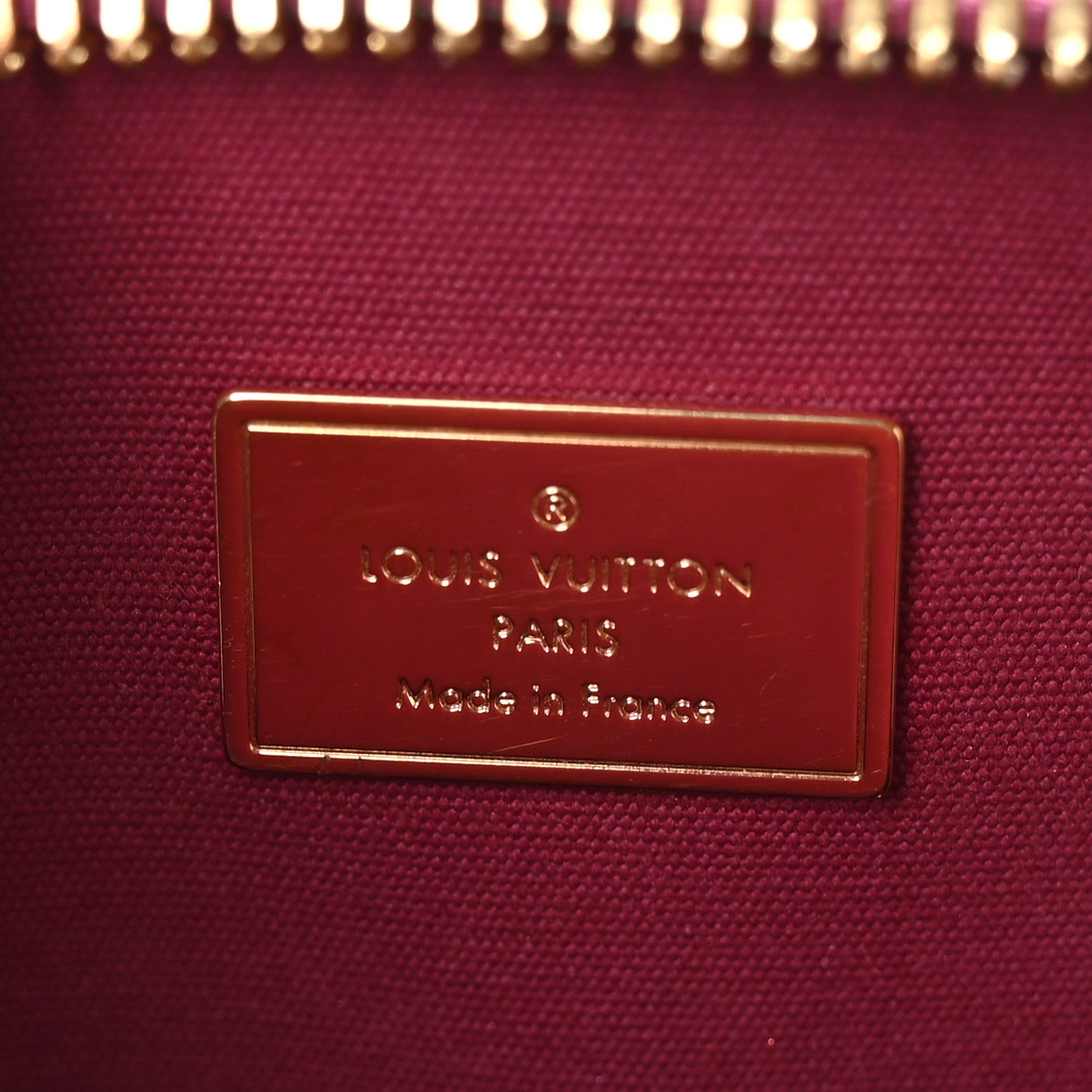 Louis Vuitton Patent Monogram Alma BB Magenta 6 of 9