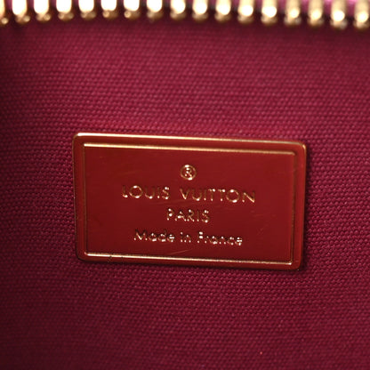 Louis Vuitton Patent Monogram Alma BB Magenta 6 of 9