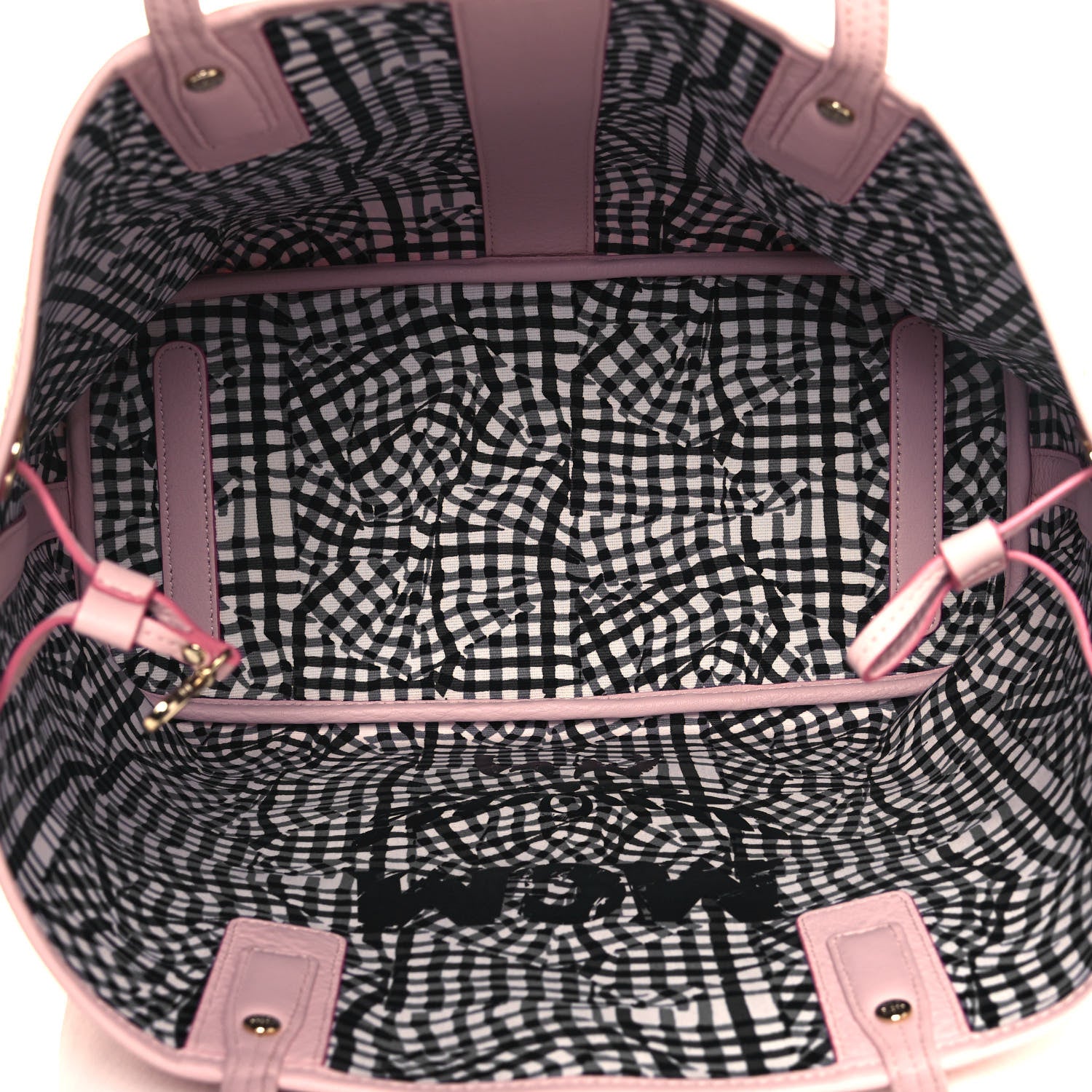 MCM Visetos Medium Liz Reversible Shopper Tote Powder Pink 4 of 21