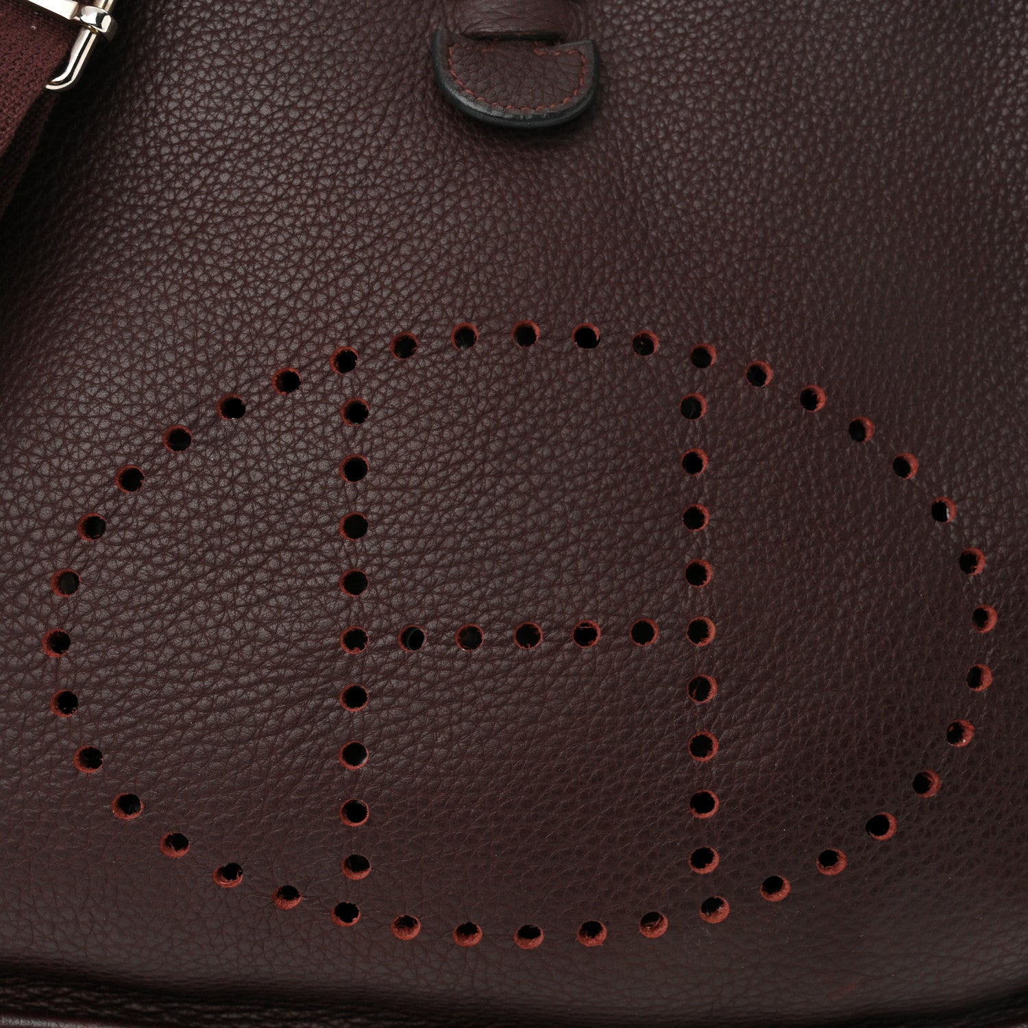 Hermes Taurillon Clemence Evelyne III PM Havane 8 of 10