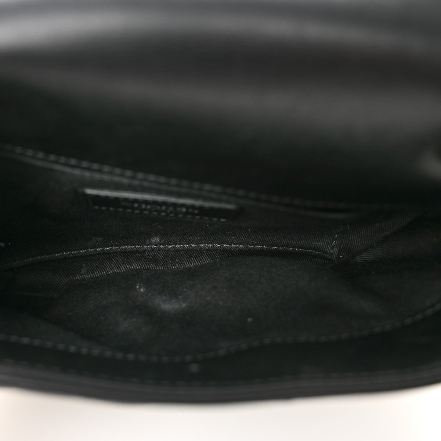 Calfskin Quilted CC Uniform Flap Belt Bag Black