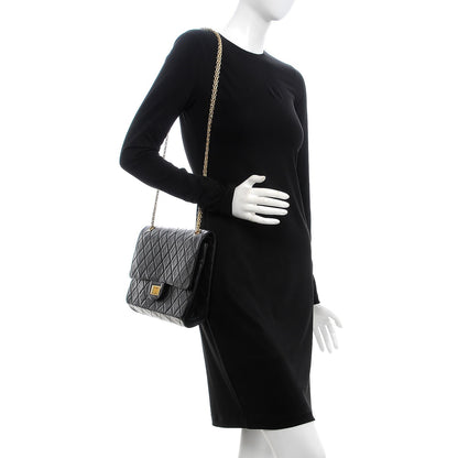Chanel Aged Calfskin Quilted 50th Anniversary 2.55 Reissue 227 Flap Black 2 of 10
