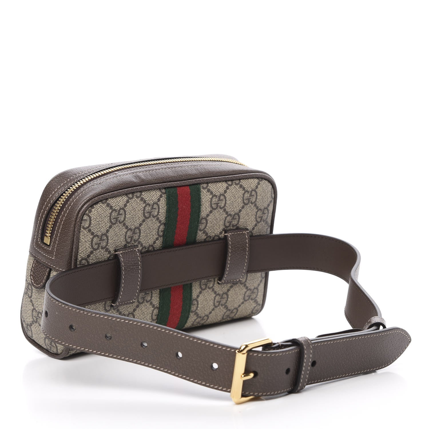 Gucci GG Supreme Monogram Small Ophidia Belt Bag 65 26 Dark Brown 3 of 10