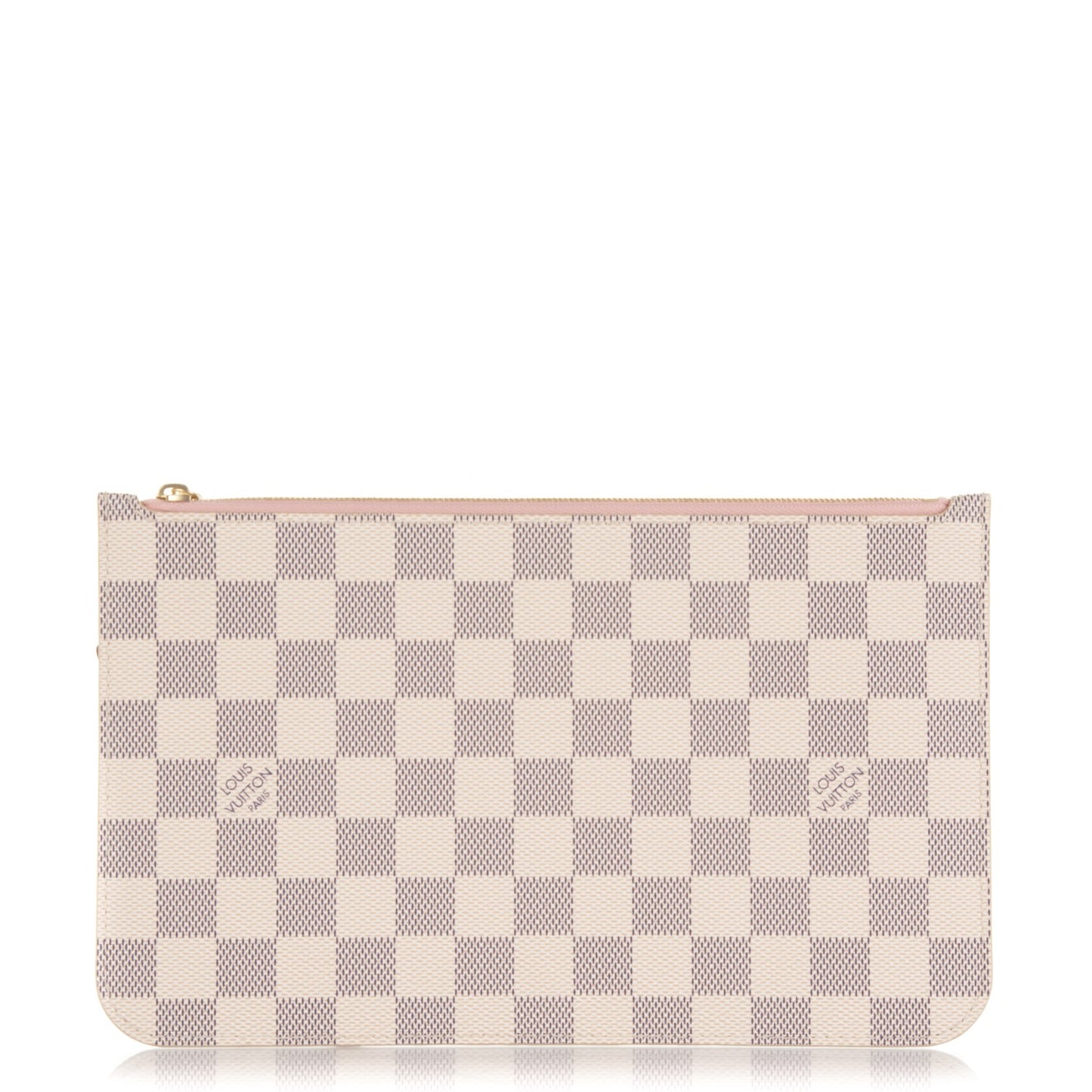 Damier Azur Neverfull MM GM Pochette Rose Ballerine