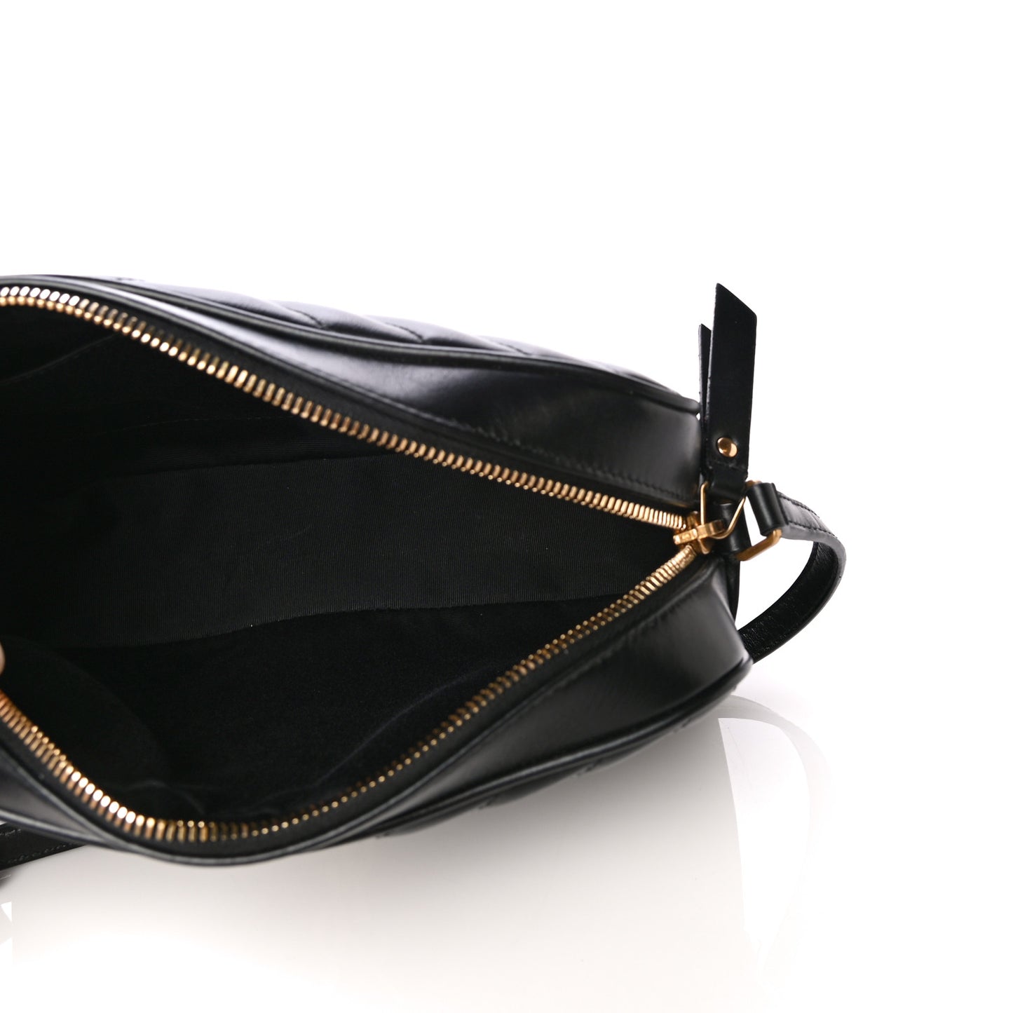 Calfskin Matelasse Monogram Lou Camera Bag Black