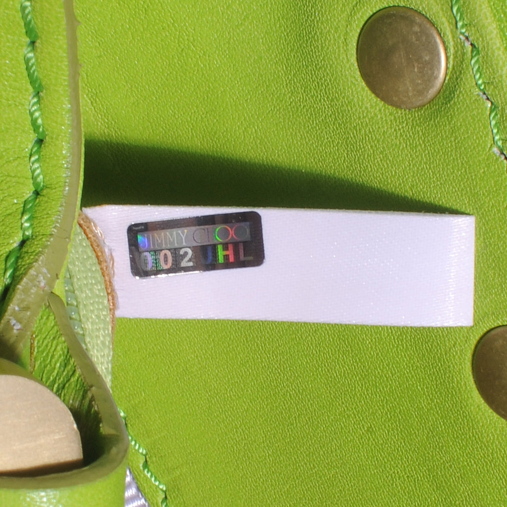 Liquid Patent Suede Monna L Lime Green