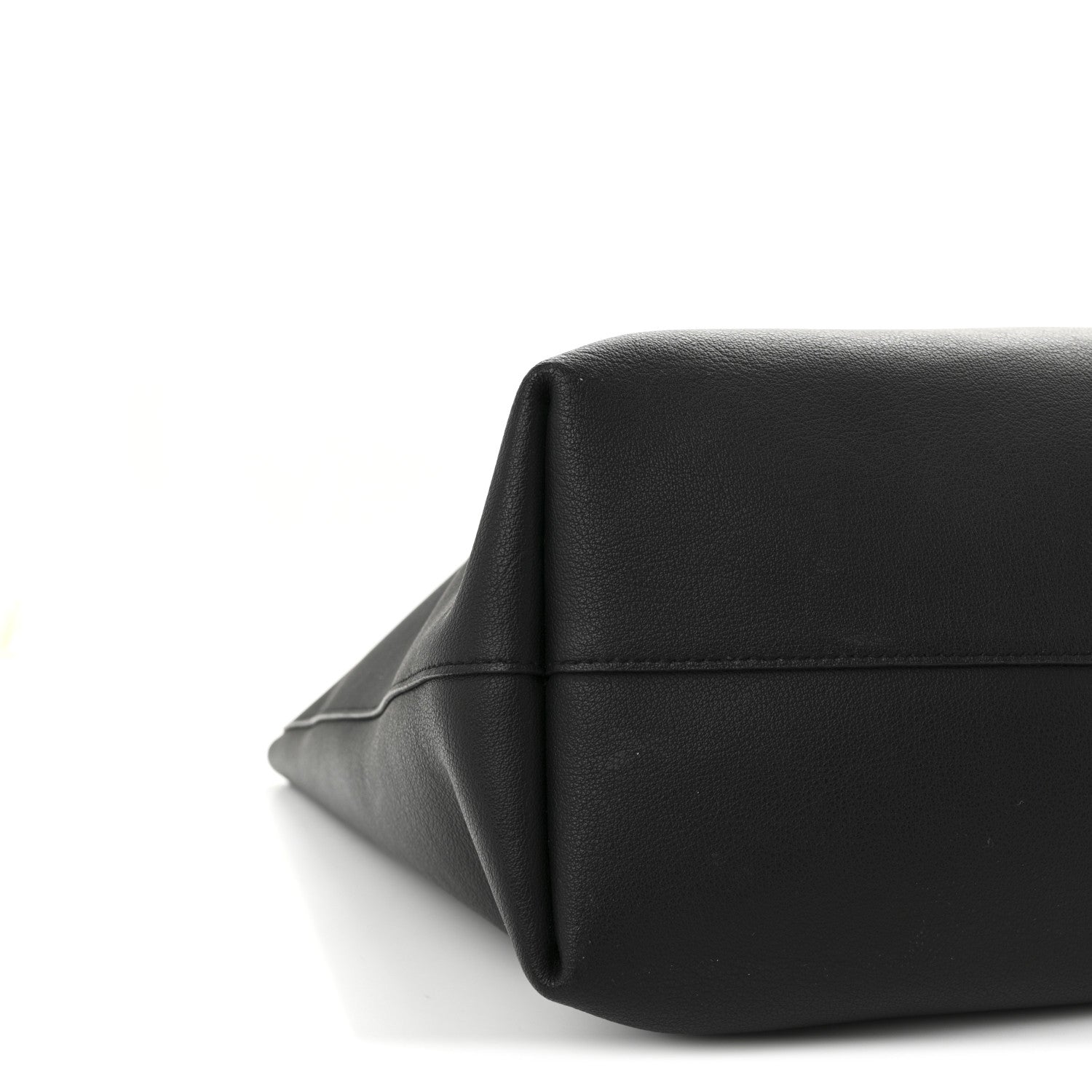 Saint Laurent Calfskin Large Shopping Tote Black 8 of 9