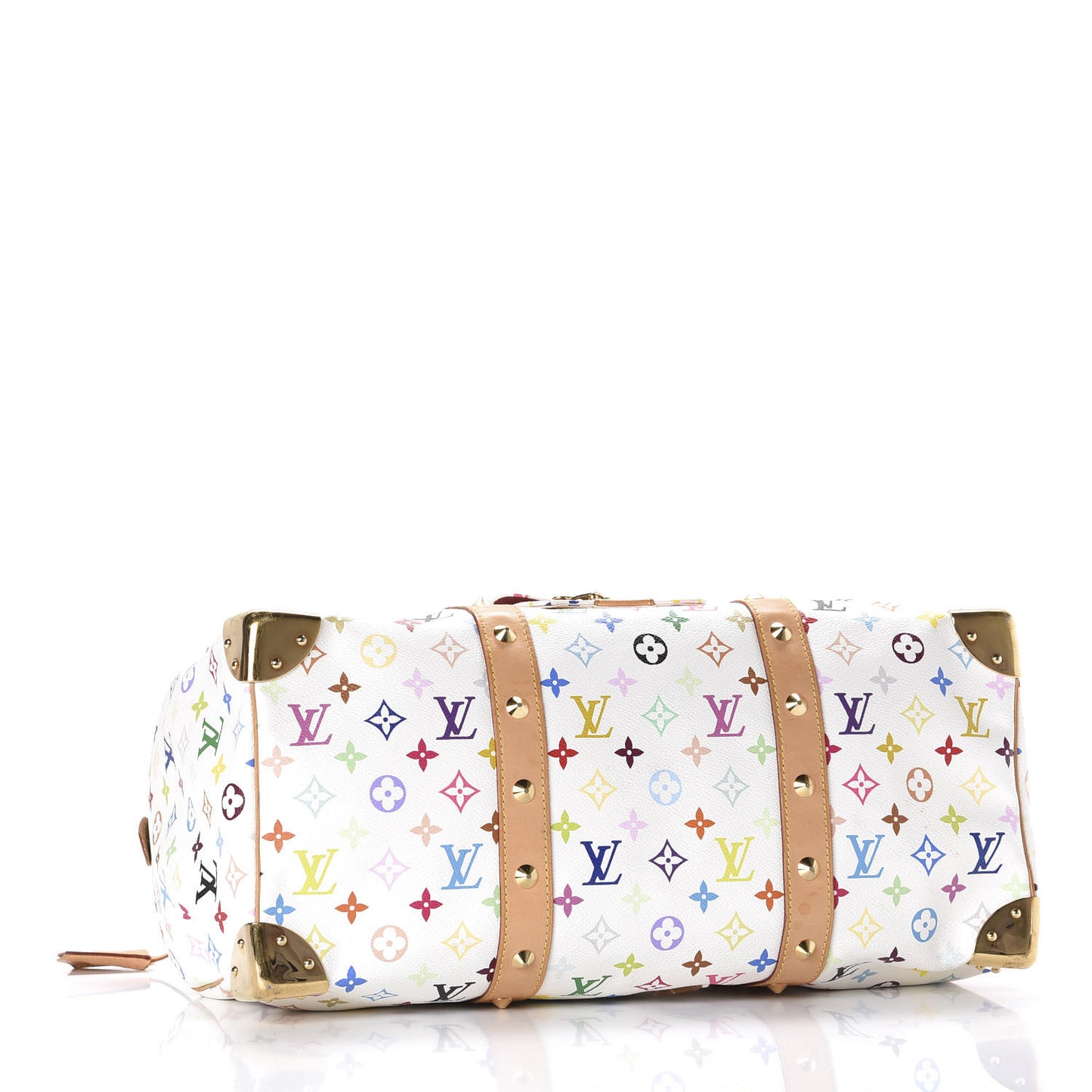 Monogram Multicolor Keepall 45 White