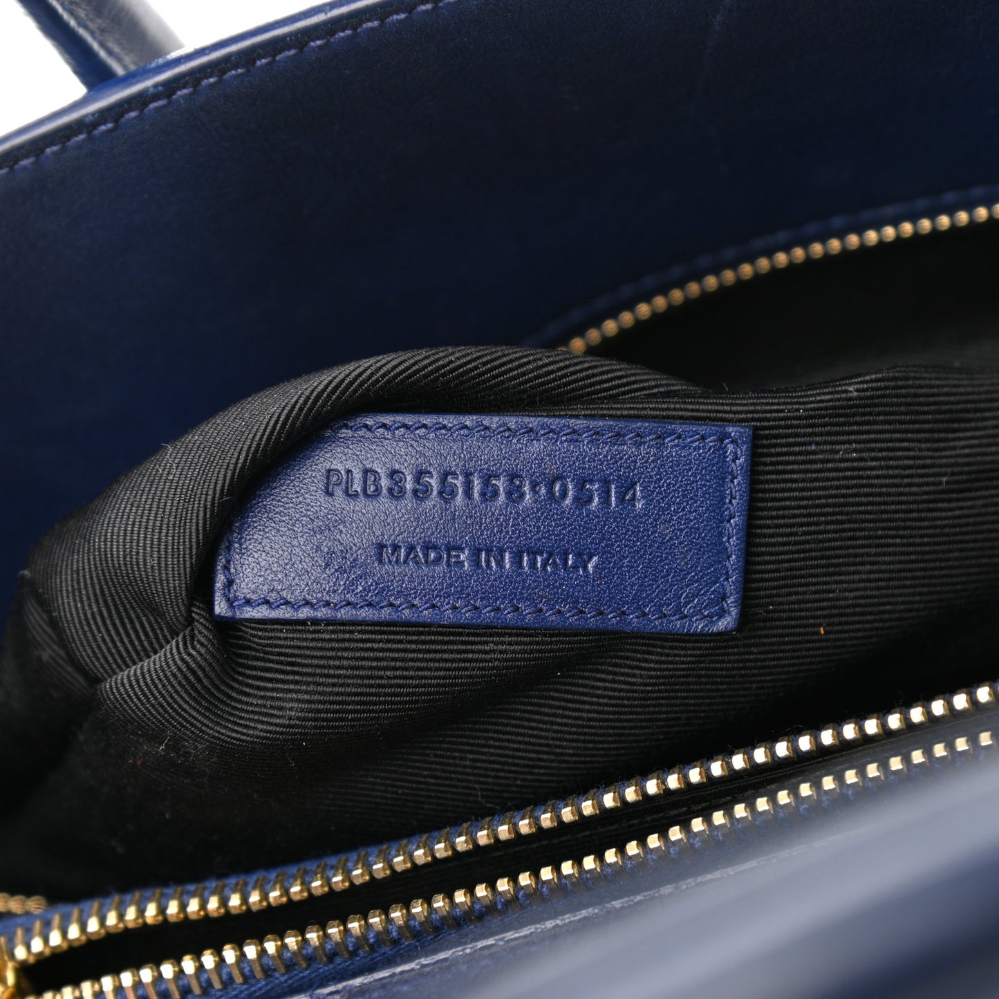 Calfskin Small Sac De Jour Marine