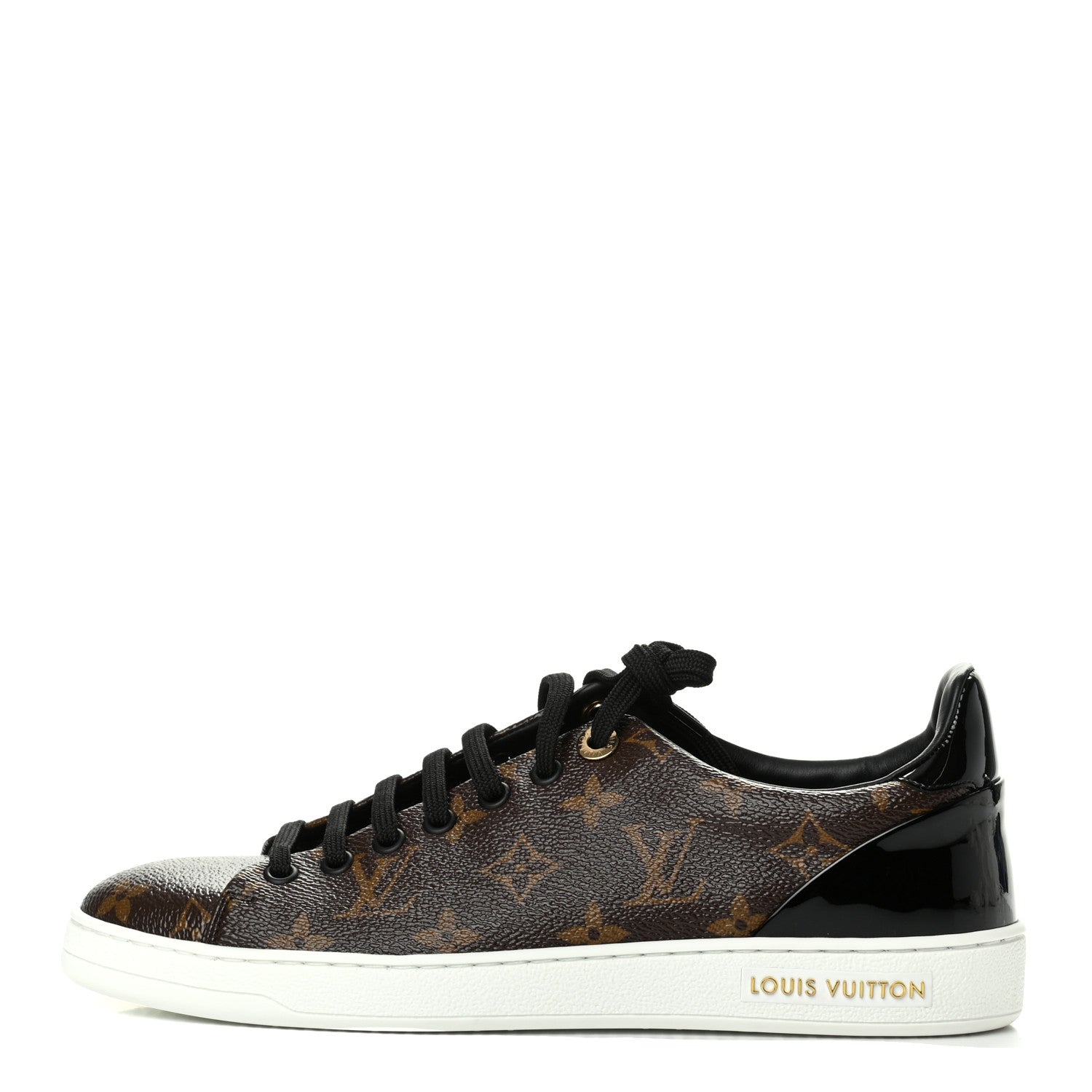 Louis Vuitton Patent Monogram Frontrow Sneakers 1 of 9