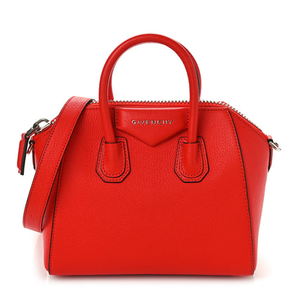 Givenchy Sugar Goatskin Mini Antigona Pop Red 1 of 8