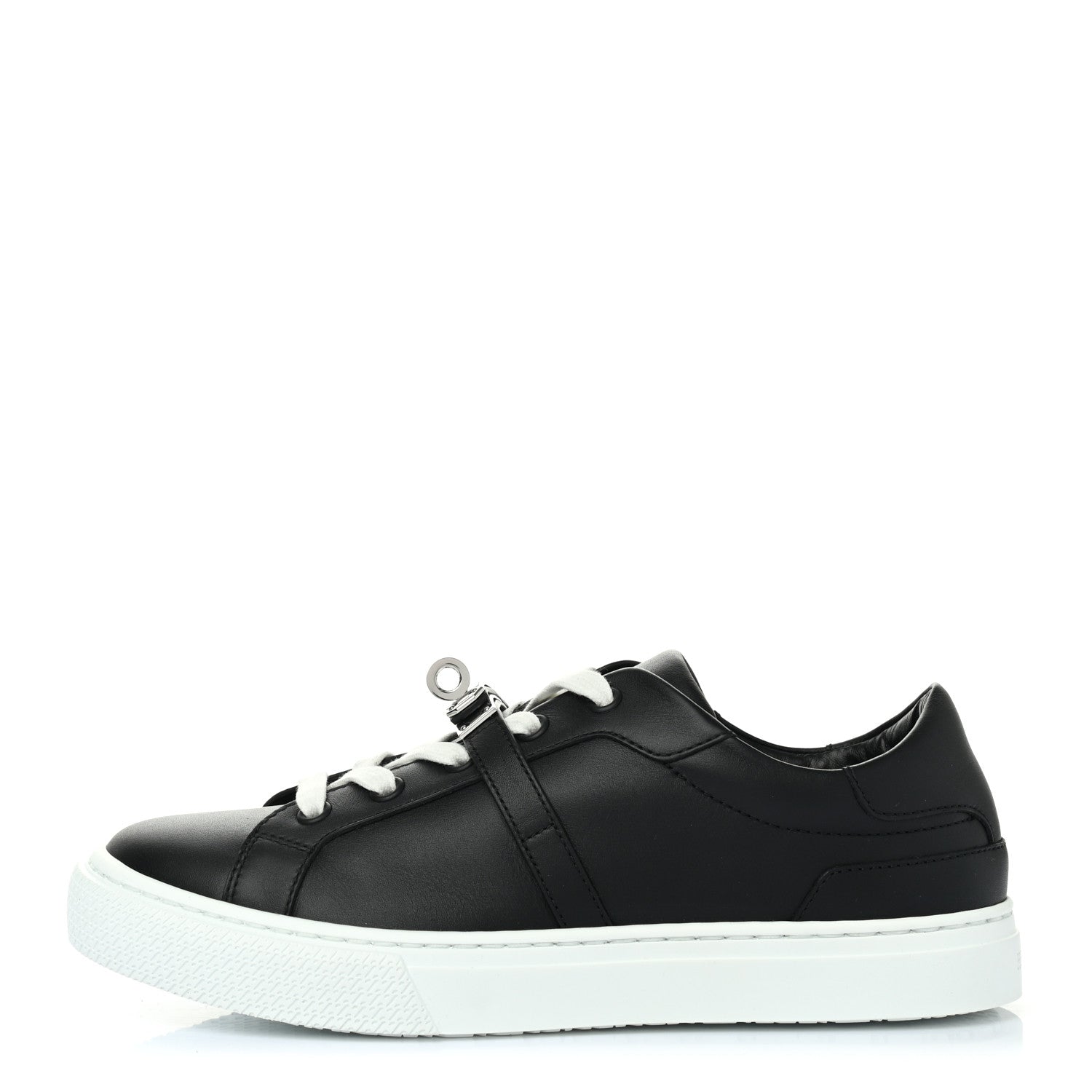 Hermes Calfskin Day Sneakers 36 Black 1 of 9