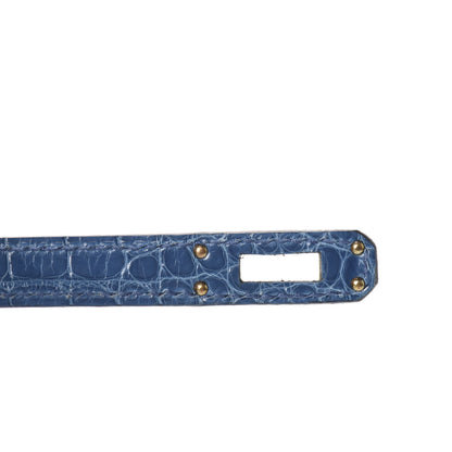 Hermes Shiny Alligator Kelly Pochette Mykonos 20 of 31