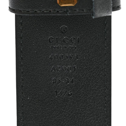 Gucci Calfskin Double G 40mm Belt 85 34 Black 3 of 5