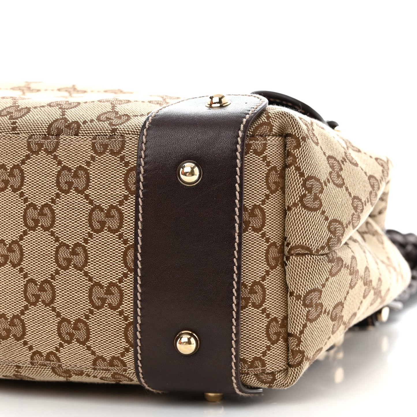Monogram Small Pelham Shoulder Bag Dark Brown