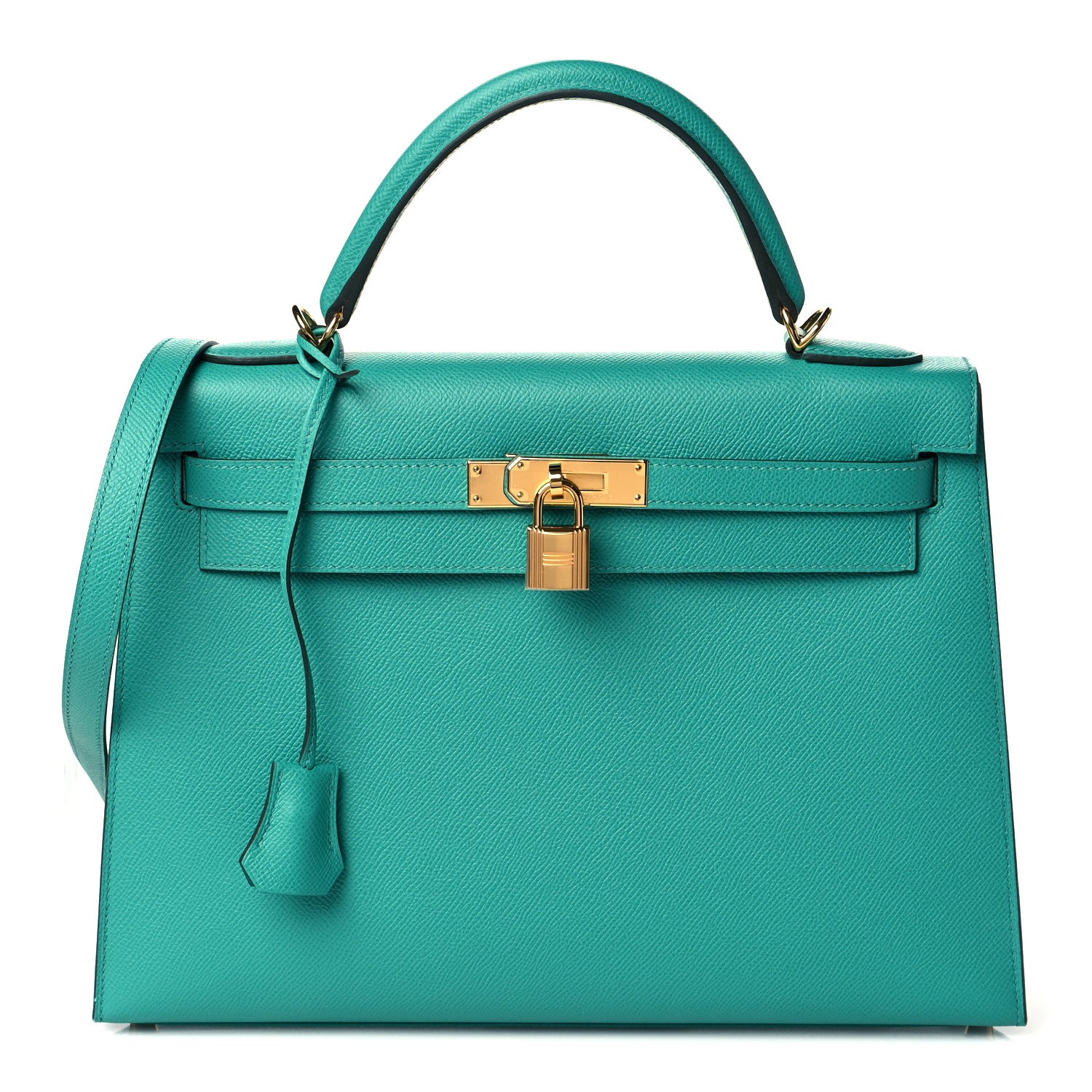 Hermes Epsom Kelly Sellier 32 Vert Verone 1 of 10