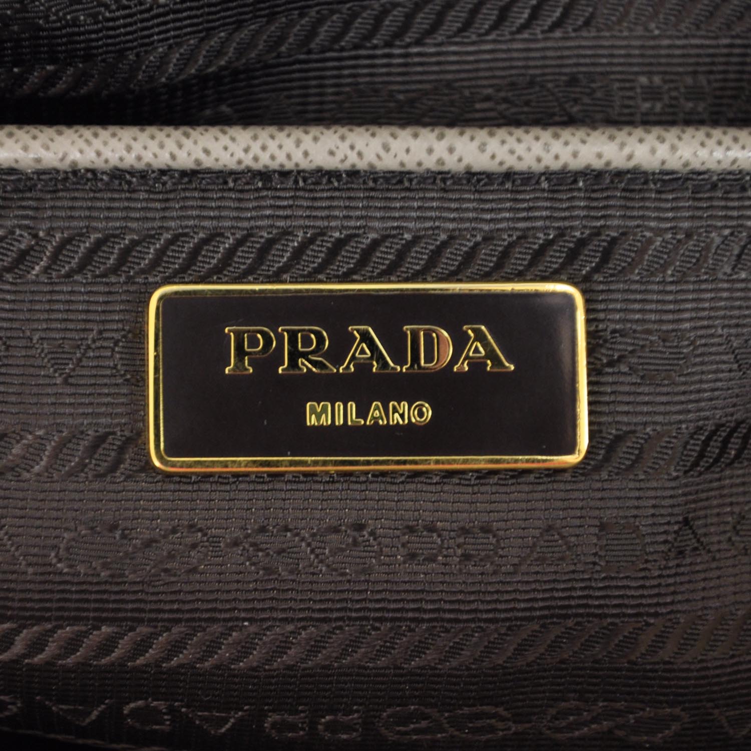 Prada Saffiano Lux Promenade Tote Argilla 9 of 10
