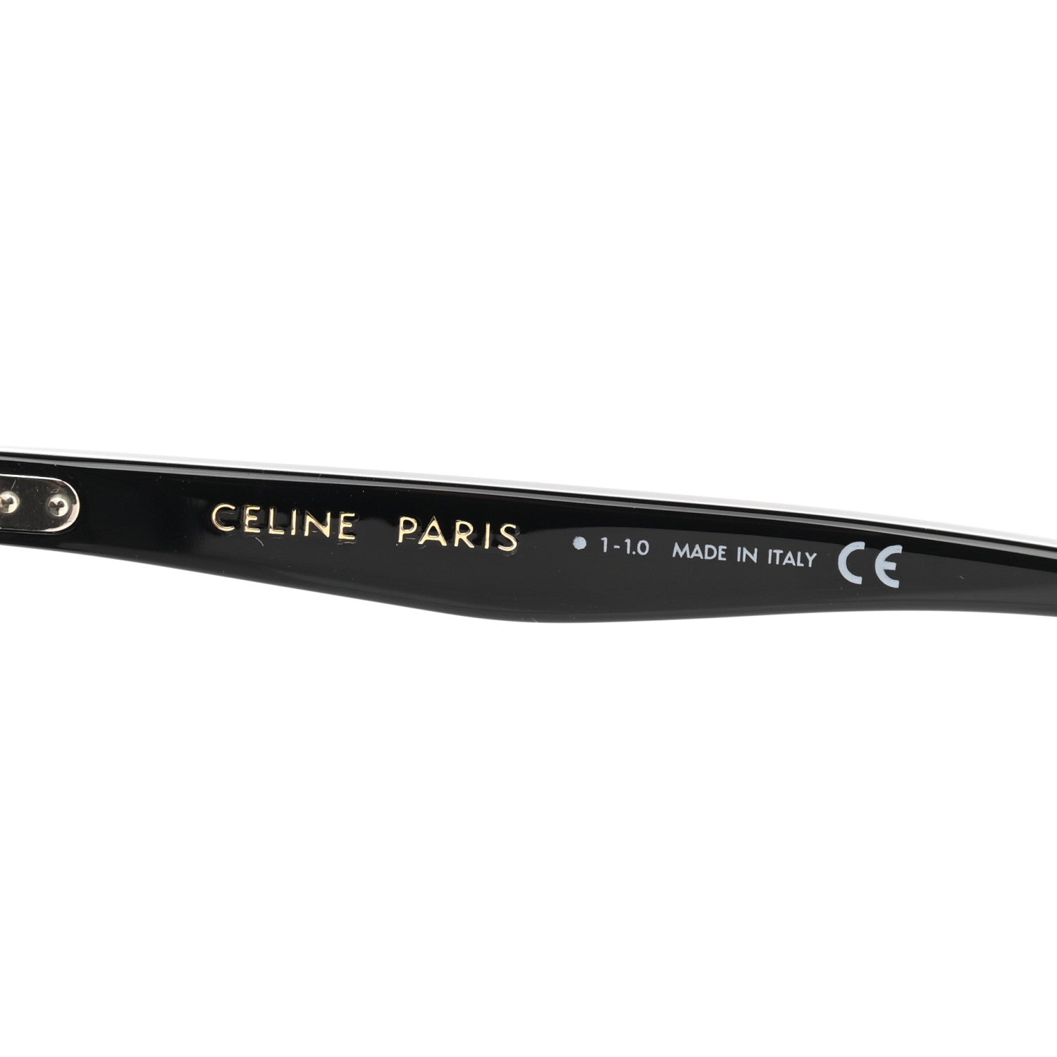 Celine Acetate Cat Eye Sunglasses CL401491 Black 6 of 6