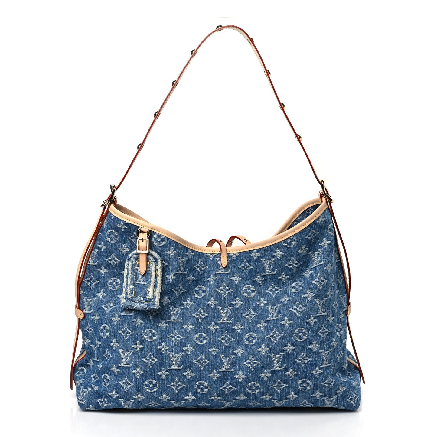 Monogram Denim CarryAll MM Blue