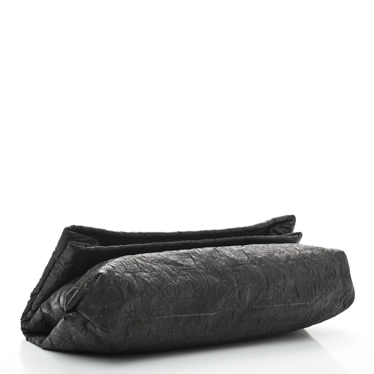 Louis Vuitton Jacquard Quilted Monogram Limelight Clutch GM Black 4 of 10