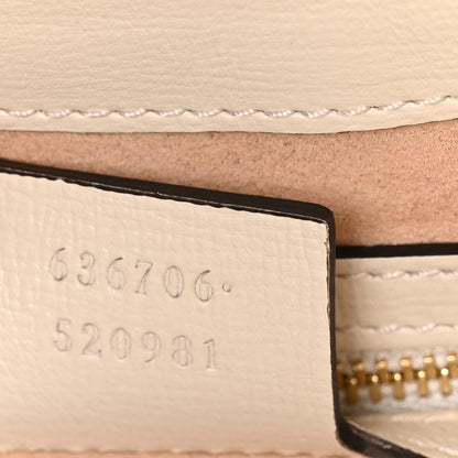 Gucci GG Supreme Monogram Azalea Calfskin Web Small Jackie 1961 Hobo Beige Ebony Mystic White 7 of 10