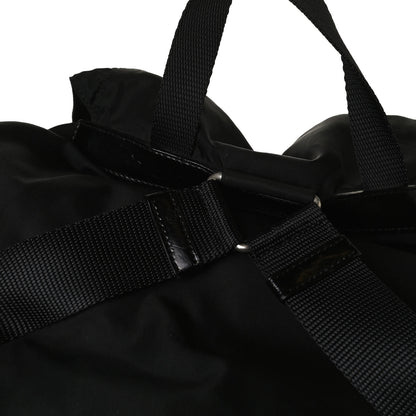 Prada Tessuto Nylon Saffiano Medium Backpack Black 16 of 17