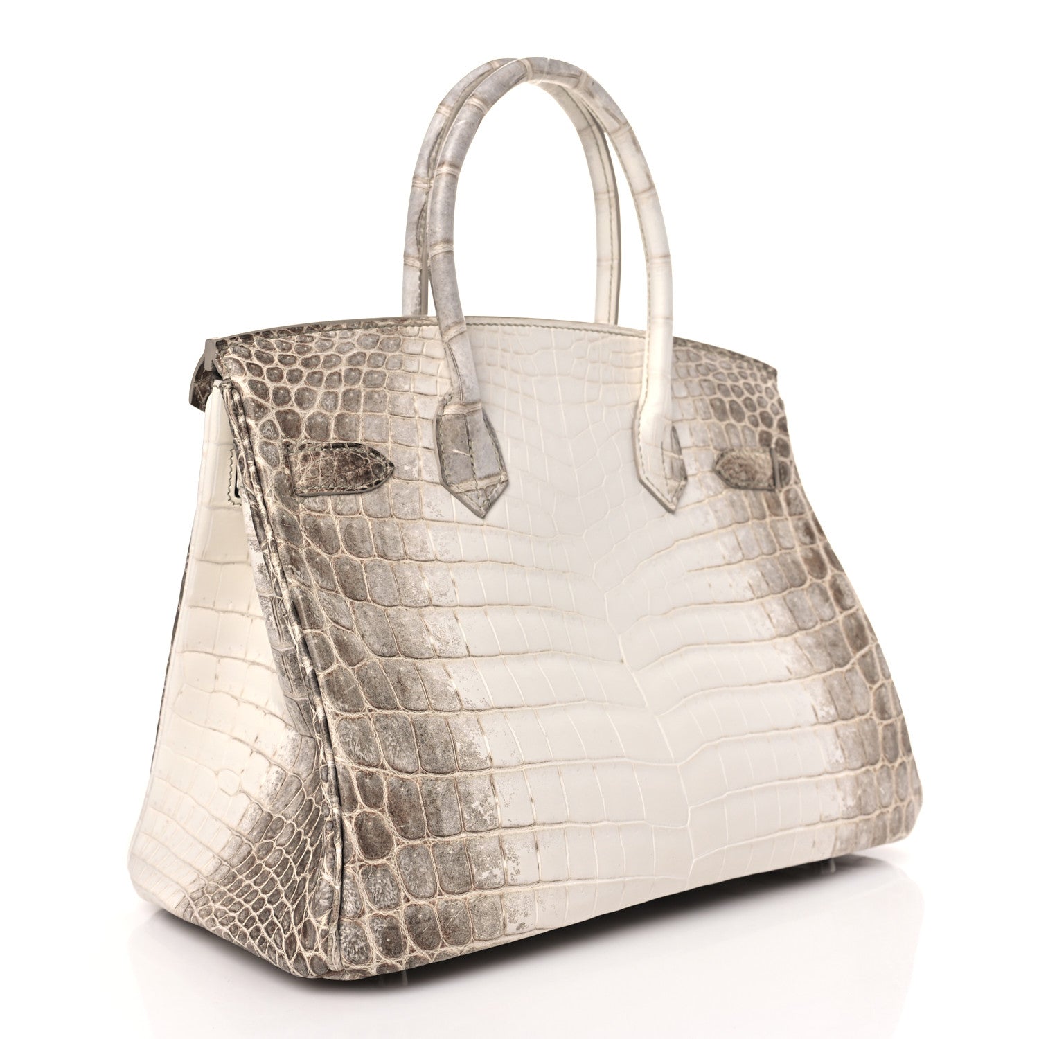 Hermes Matte Niloticus Crocodile Himalaya Birkin 30 Blanc 2 of 17