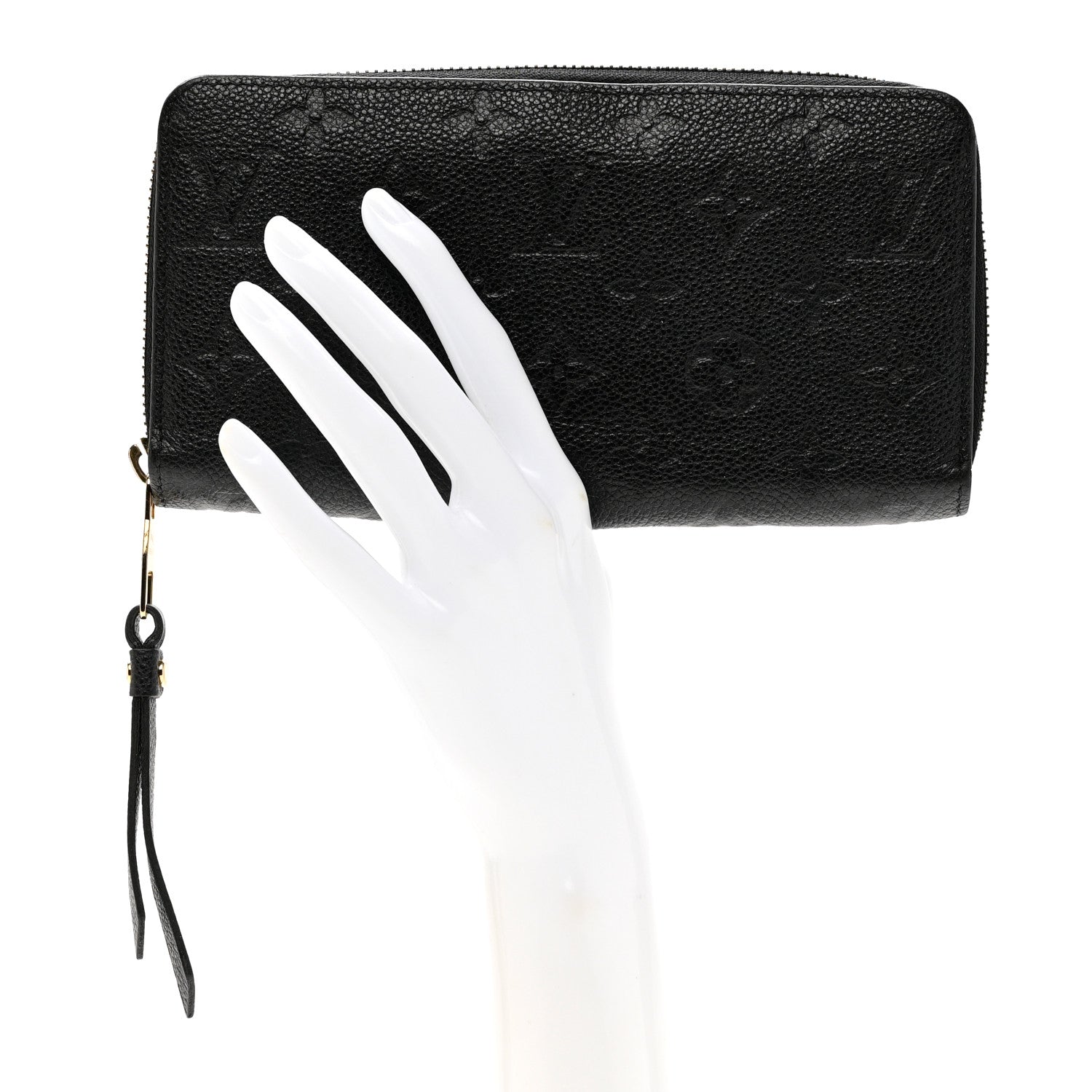 Louis Vuitton Empreinte Zippy Wallet Black 2 of 8