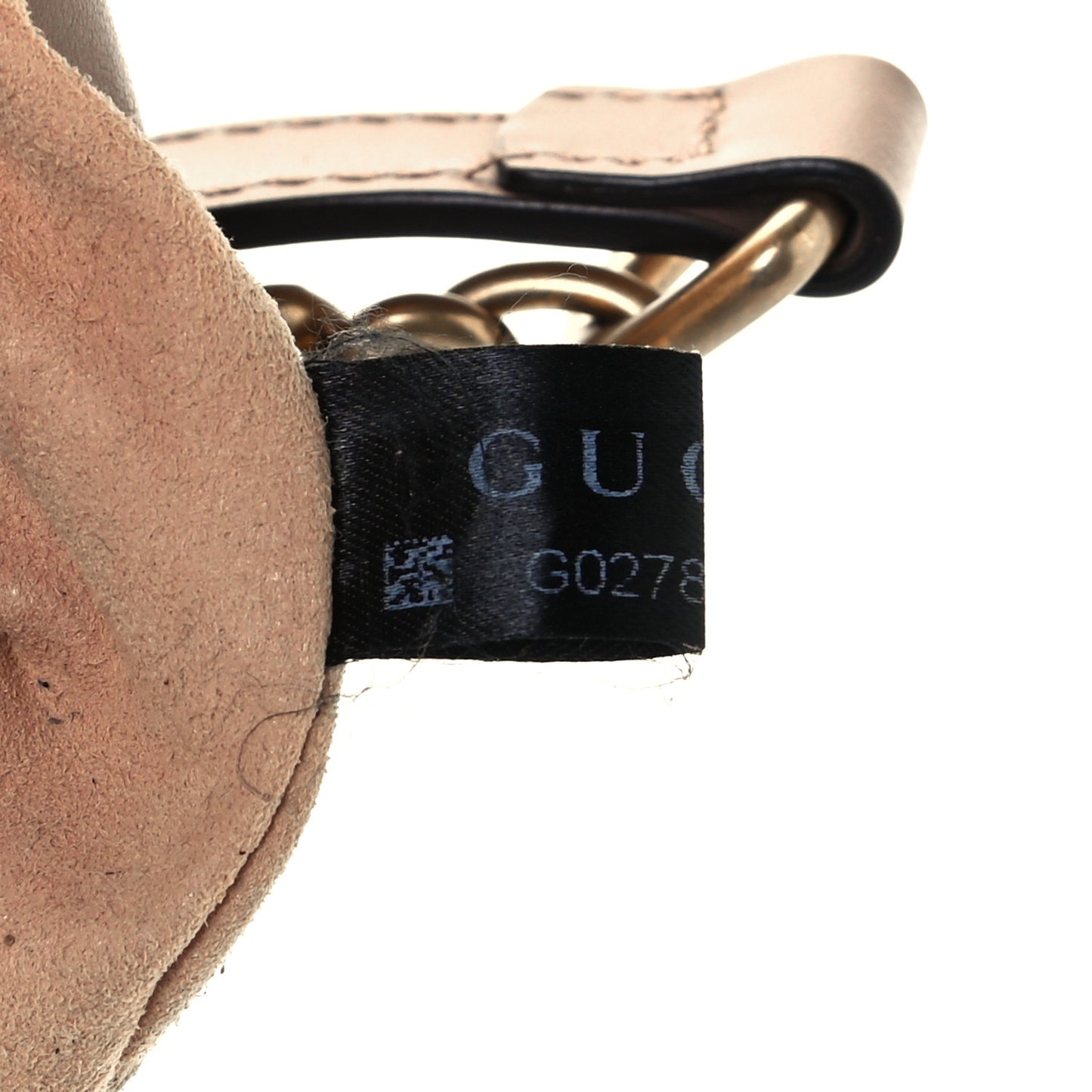 Calfskin Matelasse Small GG Marmont Chain Shoulder Bag Porcelain Rose