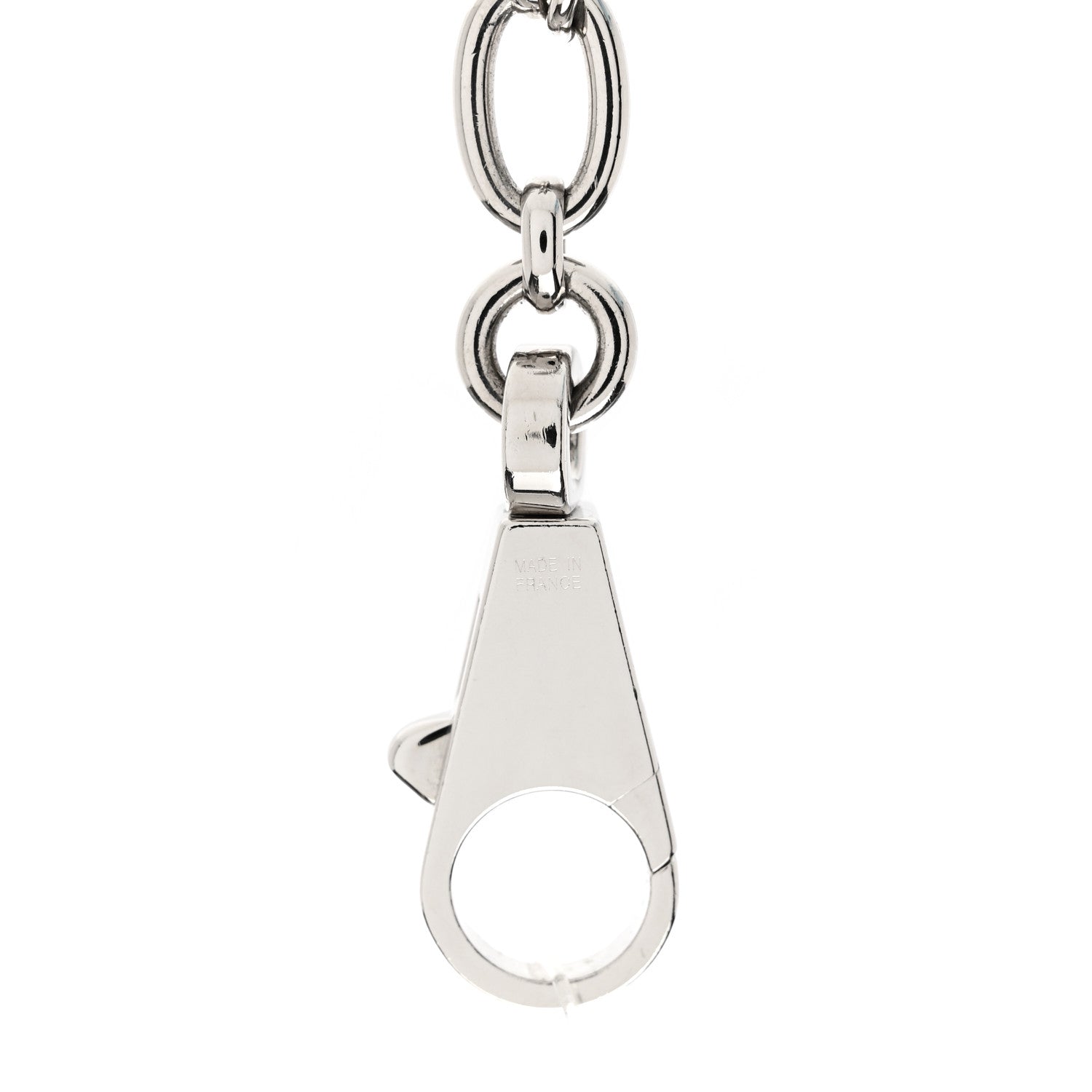 Hermes Palladium Olga Bag Charm Silver 3 of 3