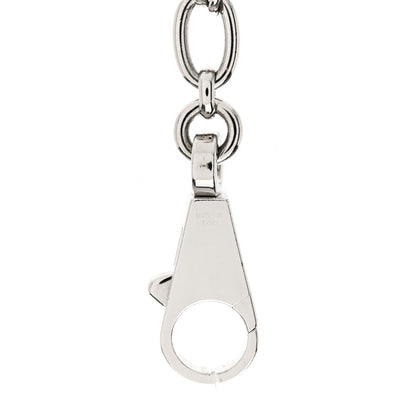 Hermes Palladium Olga Bag Charm Silver 3 of 3