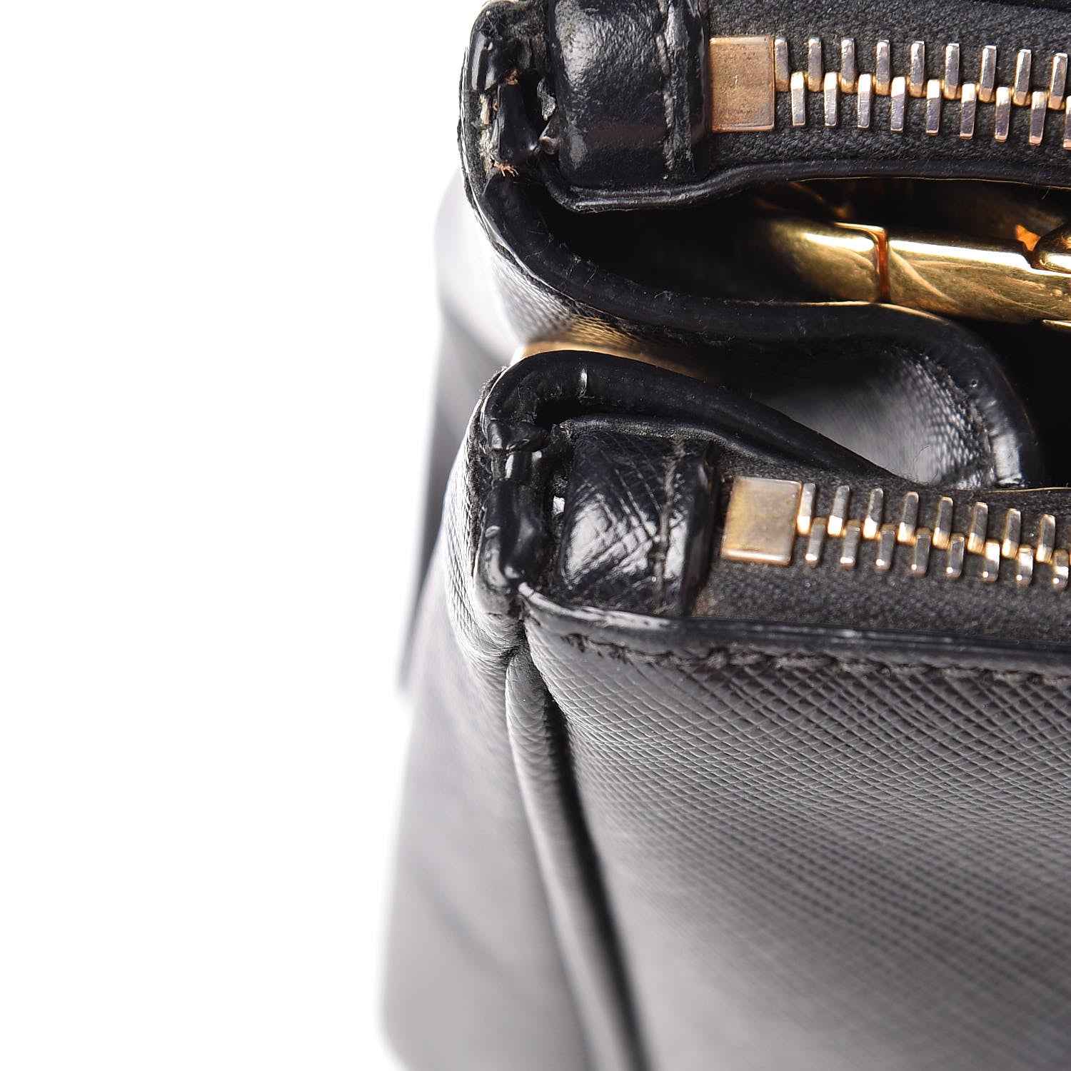 Prada Saffiano Medium Galleria Double Zip Tote Black 28 of 29