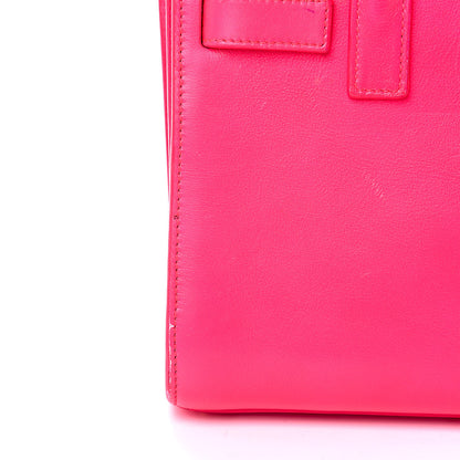 Saint Laurent Calfskin Nano Sac De Jour Fluo Pink 16 of 20