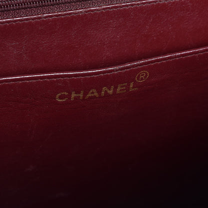 Chanel Lambskin Quilted XL Jumbo Single Flap Black 7 of 20