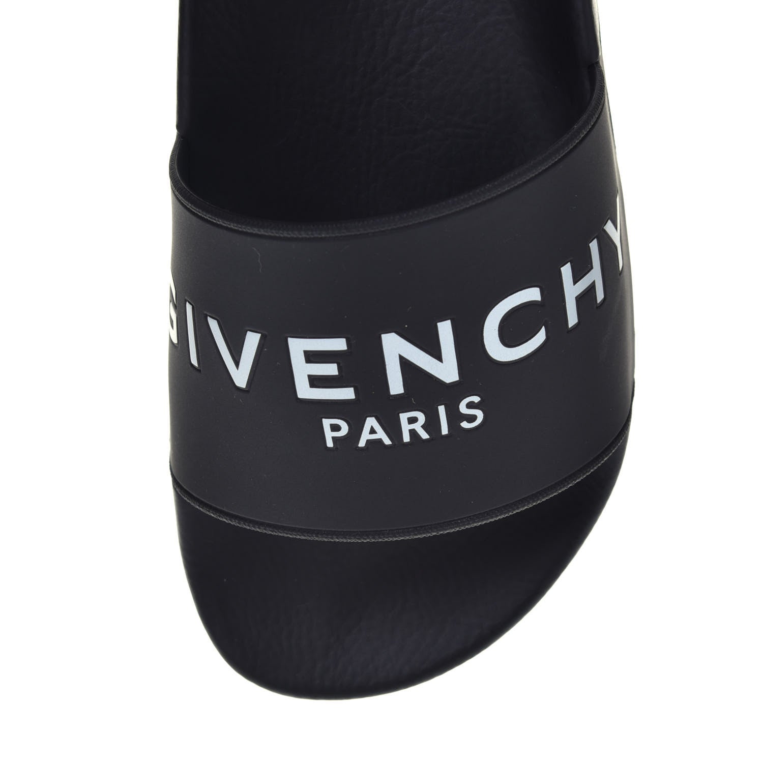 Givenchy Rubber Logo Pool Slide Sandals 39 Black 6 of 9