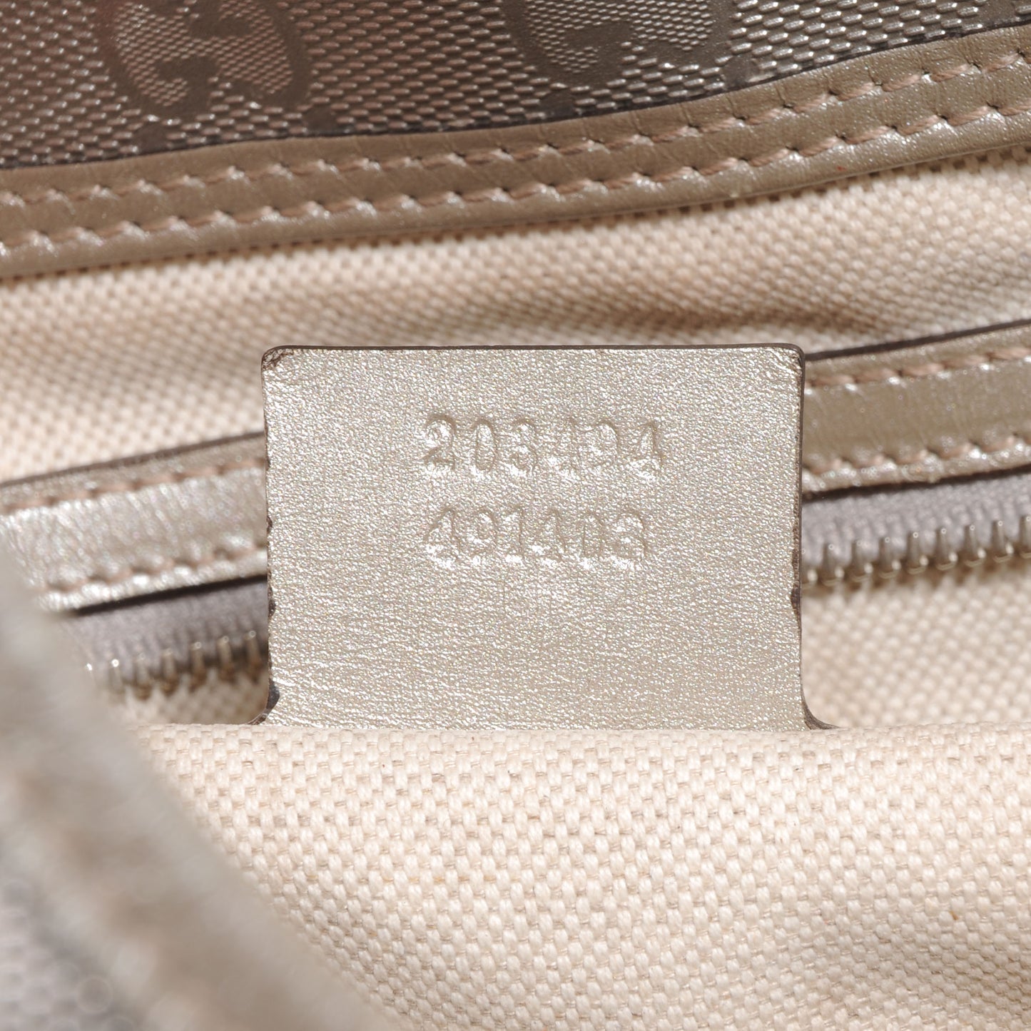 Imprime Monogram Medium Joy Shoulder Bag Silver
