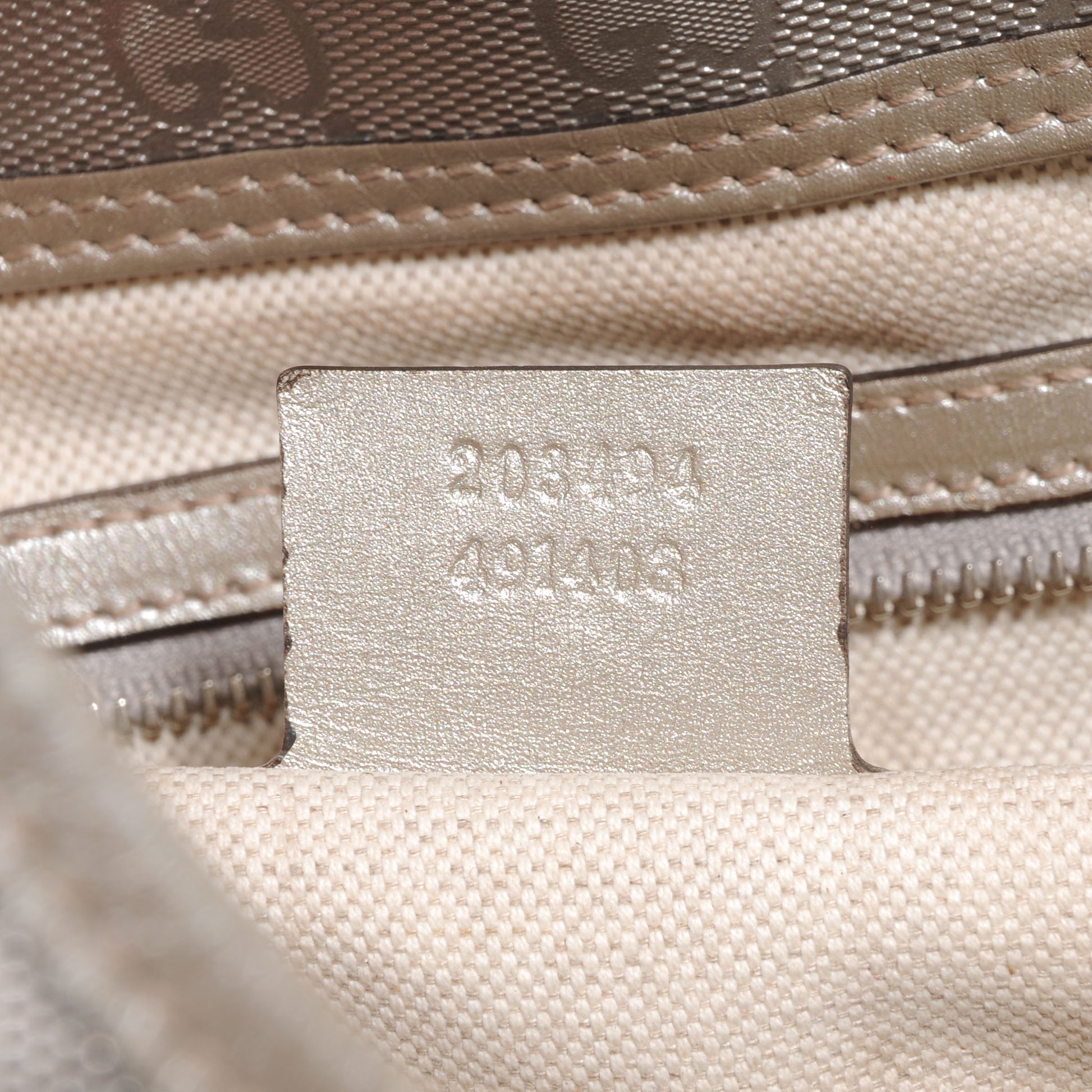 Gucci Imprime Monogram Medium Joy Shoulder Bag Silver 7 of 8